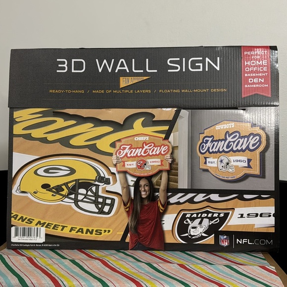 NFL Wall Decor Nfl San Francisco Sf 49ers Wall Sign Fan Cave Ready